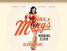 Tablet Screenshot of missmarysmix.com